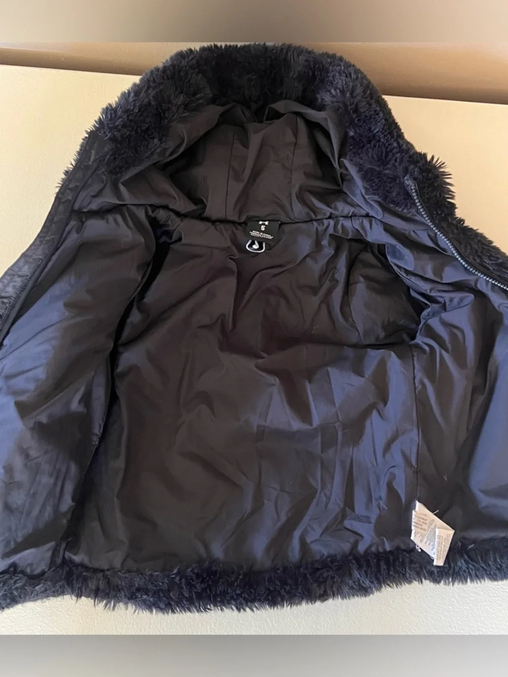 Under Armour faux fur jacket